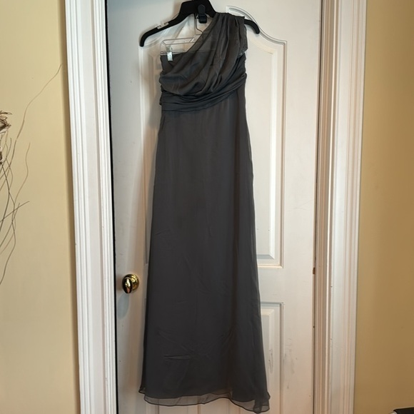 Jim Hjelm Occasions pewter gray dress - Picture 3 of 11